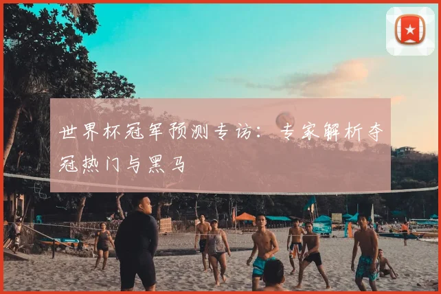 世界杯冠军预测专访：专家解析夺冠热门与黑马